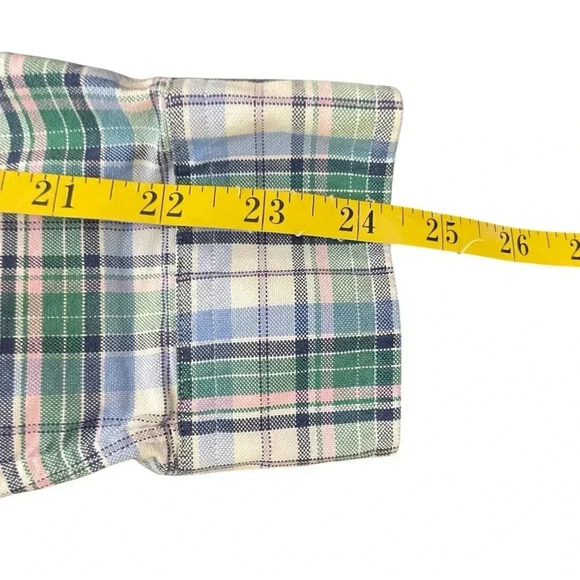 Ralph Lauren Custom Fit Pink Green Blue Plaid Button Down Dress Shirt Large - Picture 8 of 9
